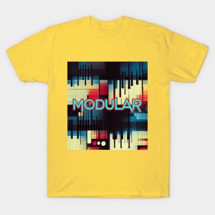 Retro Vintage Modular Music T-Shirt